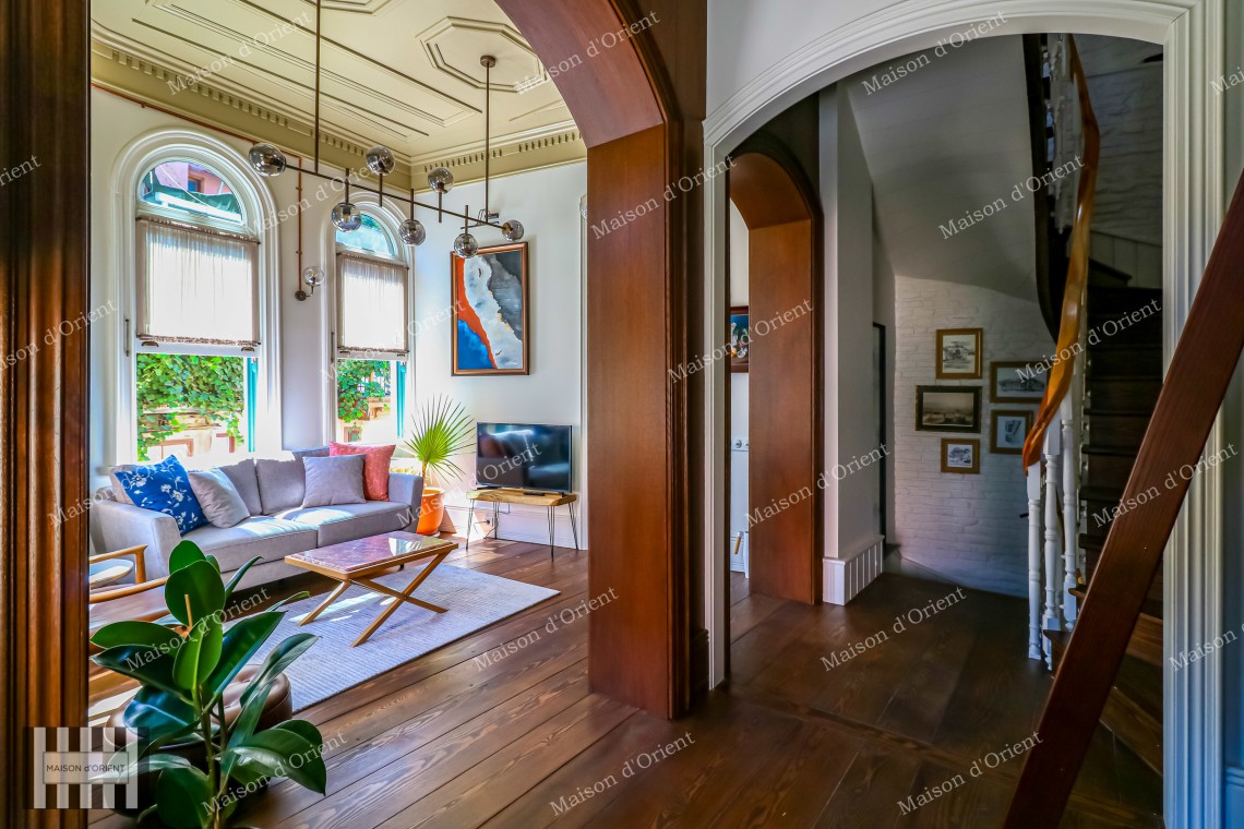 Historical Detached House for Rent with Terrace and View in Balat