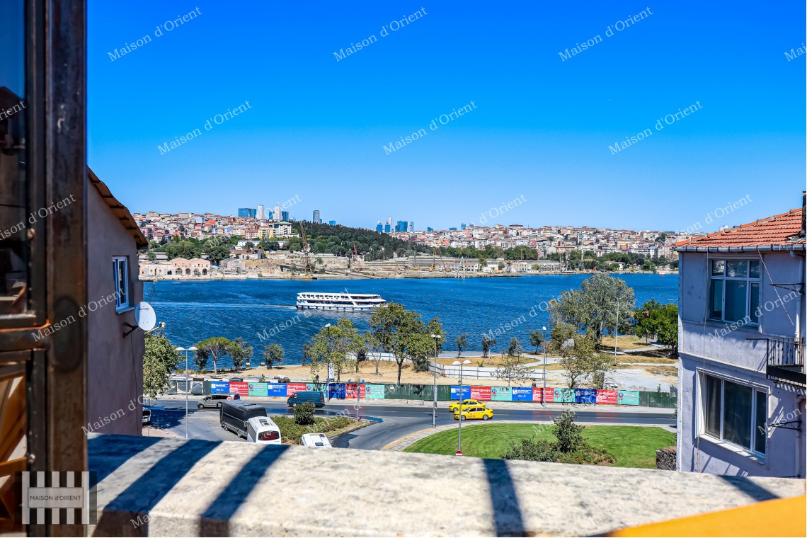 Historical Detached House for Rent with Terrace and View in Balat