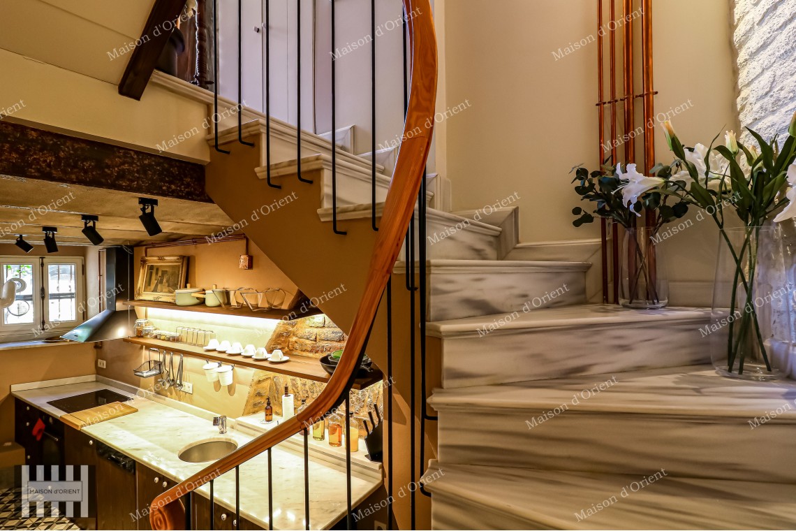 Historical Detached House for Rent with Terrace and View in Balat