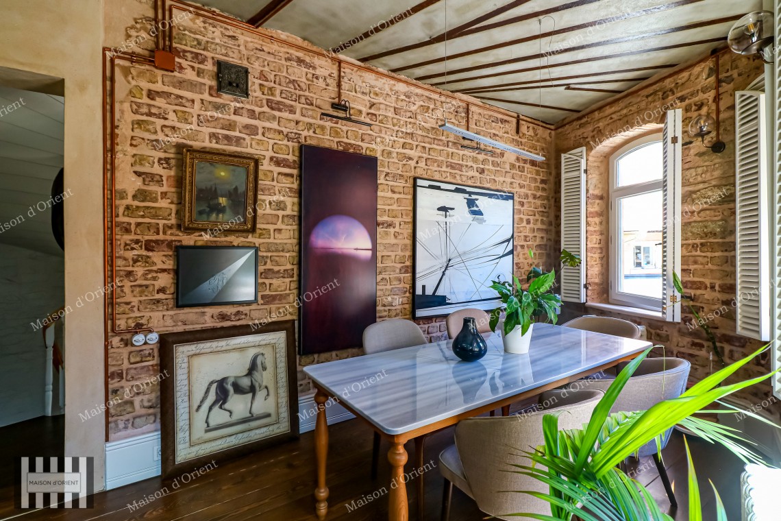Historical Detached House for Rent with Terrace and View in Balat