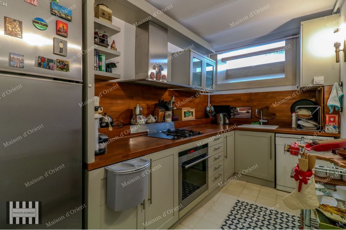 120sqm Furnished Garden Duplex for Rent in Galata