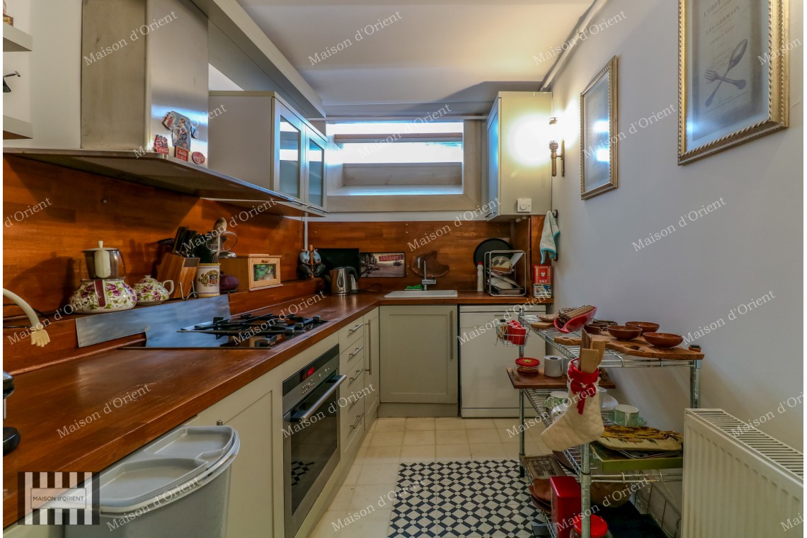 120sqm Furnished Garden Duplex for Rent in Galata