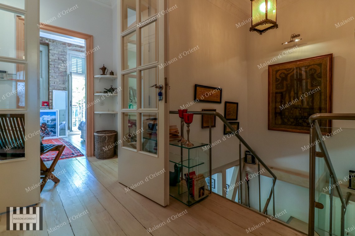 120sqm Furnished Garden Duplex for Rent in Galata