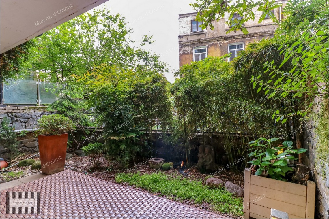 120sqm Furnished Garden Duplex for Rent in Galata