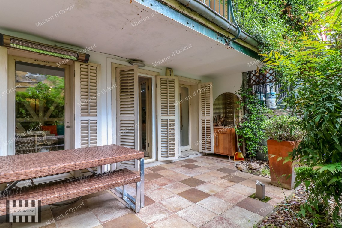 120sqm Furnished Garden Duplex for Rent in Galata