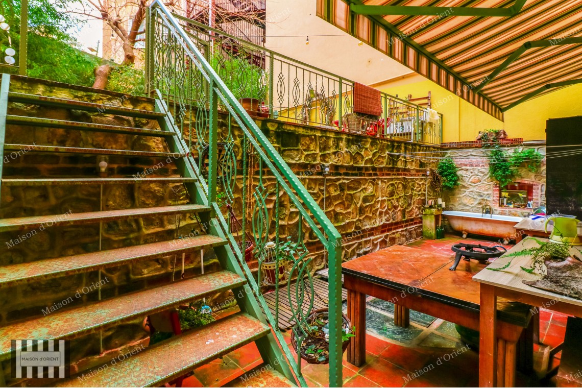Renovated Garden Duplex Office for Rent in Galata