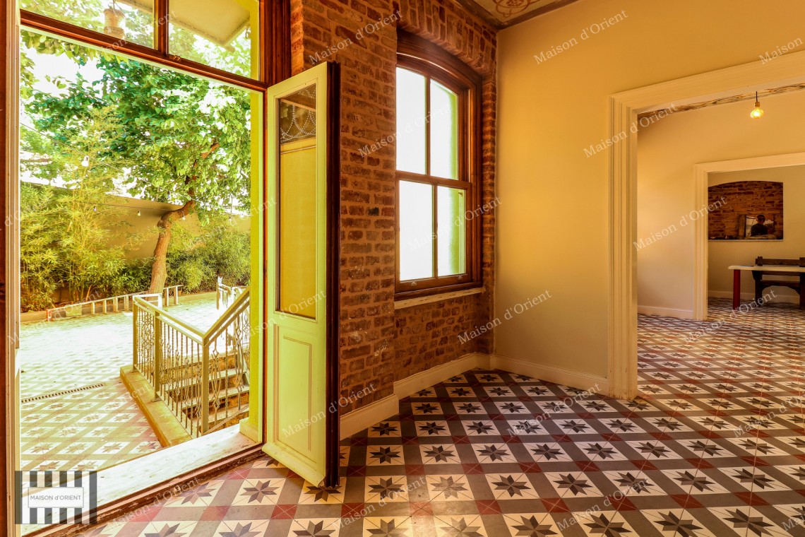 Renovated Garden Duplex Office for Rent in Galata