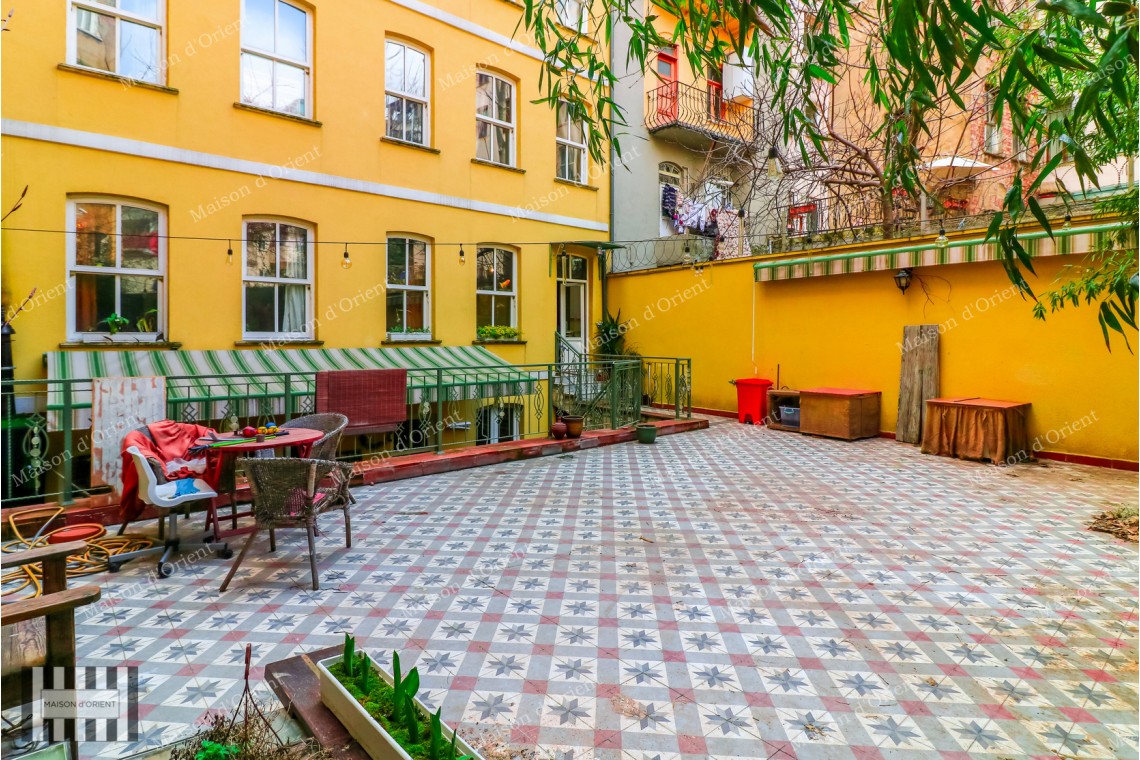 Renovated Garden Duplex Office for Rent in Galata