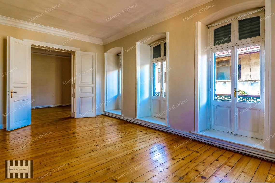 4+1 Flat with Bosphorus View for Rent in Dogan Apartment