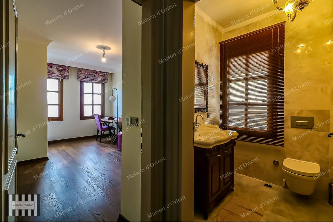 Triplex Villa for Sale with Garden and Bosphorus View in Sarıyer