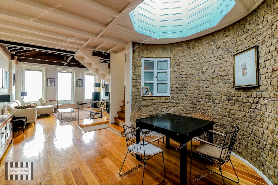 Triplex for Rent with Private Terrace in Galata