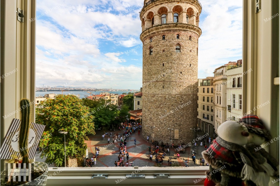 1+1 Flat for Rent in Historical Urgliavich Building in Galata