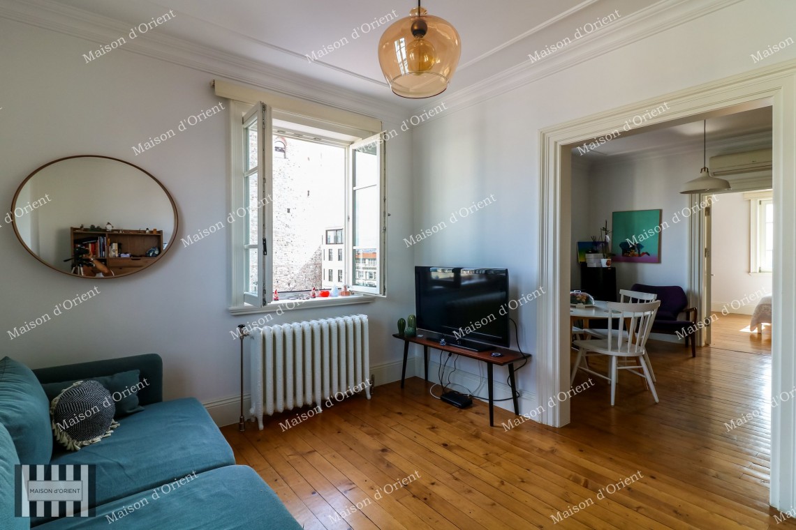 1+1 Flat for Rent in Historical Urgliavich Building in Galata