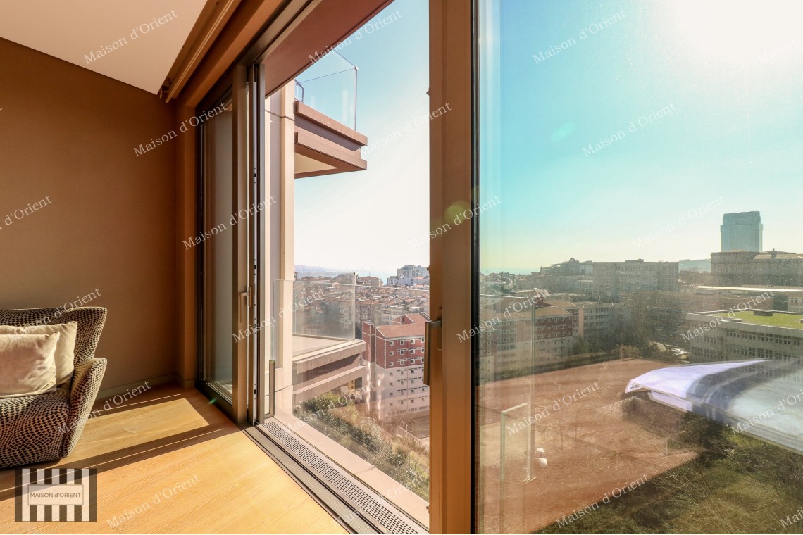 1+1 Flat with View for Sale in Macka Armani Residences