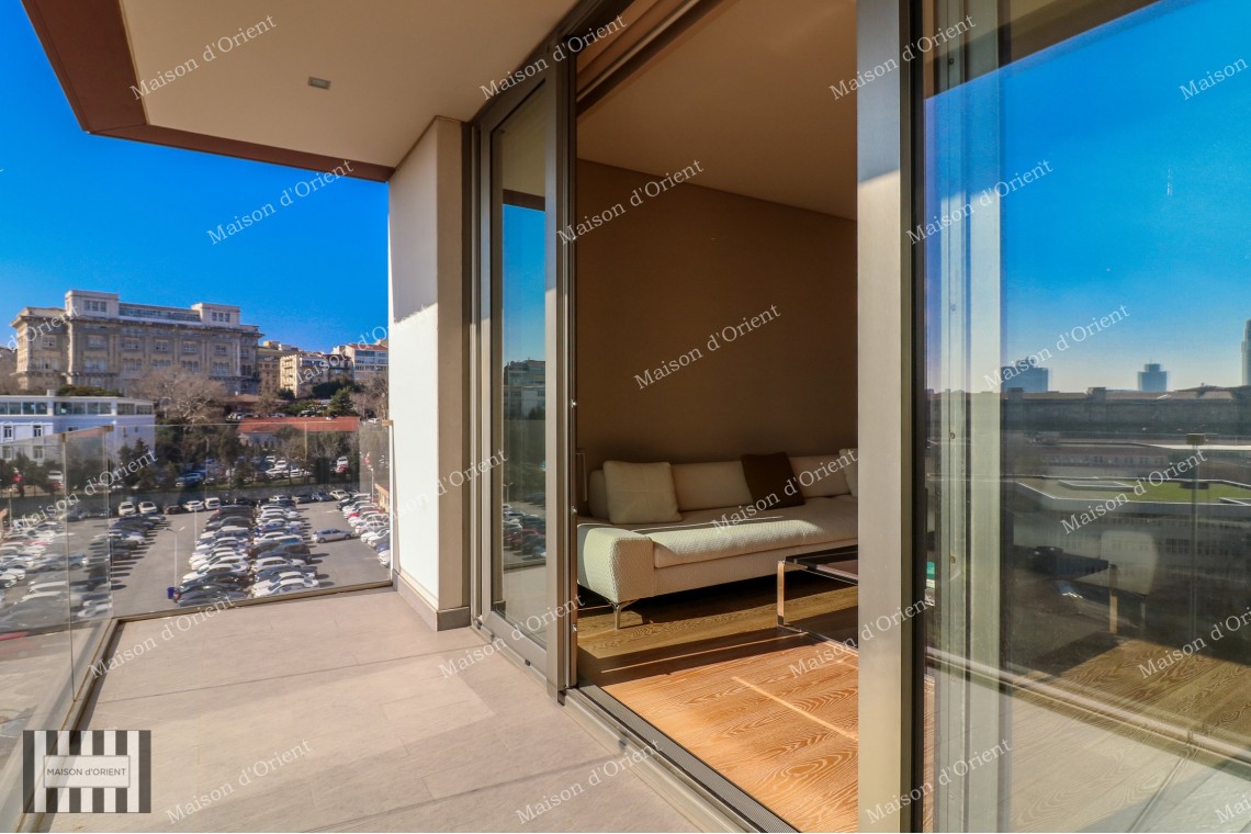 1+1 Flat with View for Sale in Macka Armani Residences