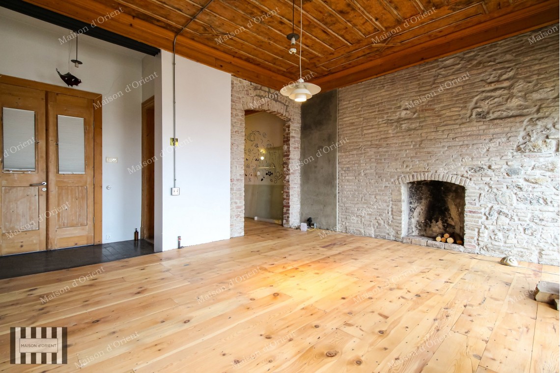 1+1 Flat with City and Sea View for Rent in Galata