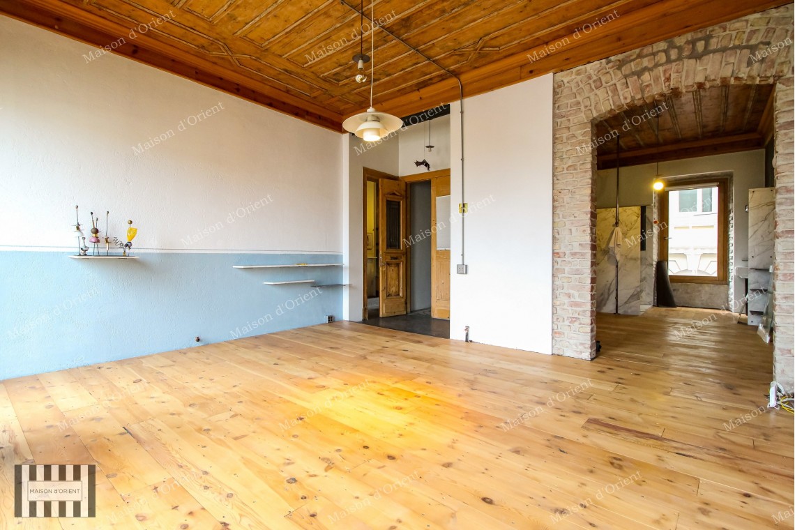 1+1 Flat with City and Sea View for Rent in Galata