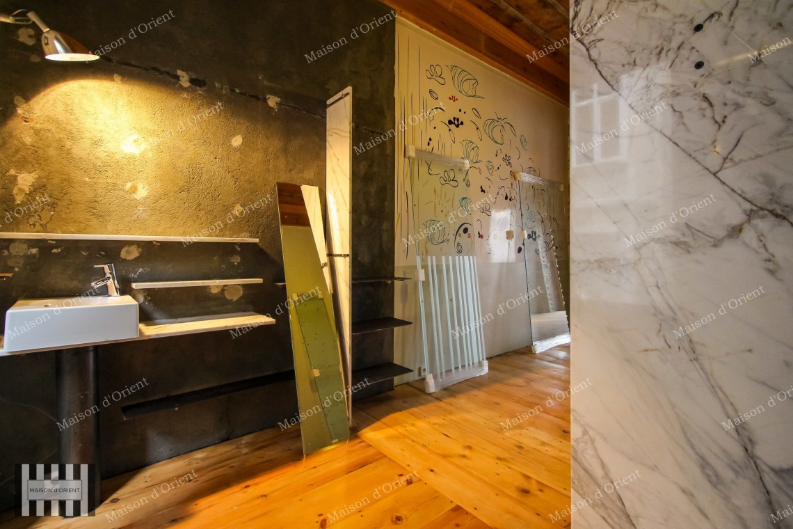 1+1 Flat with City and Sea View for Rent in Galata