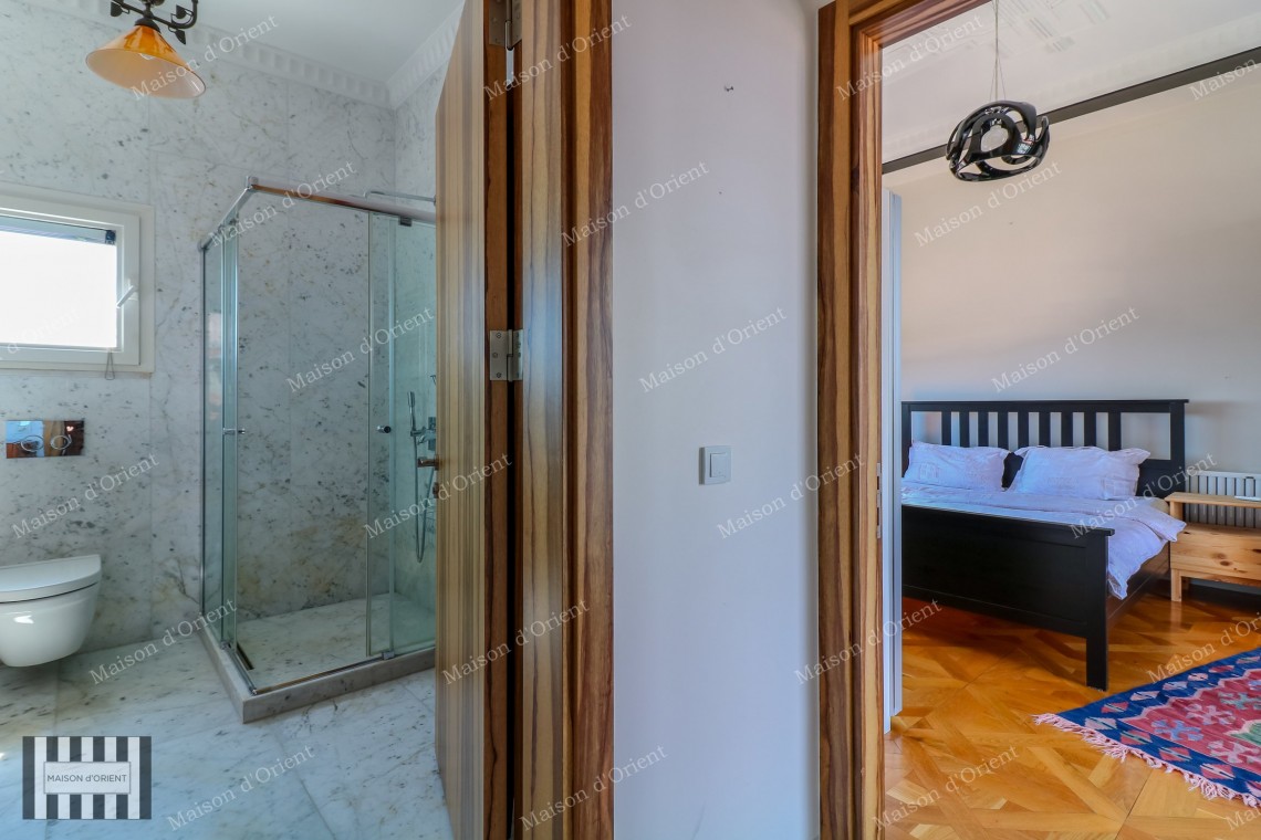 110sqm Furnished Flat with View for Rent in Cihangir