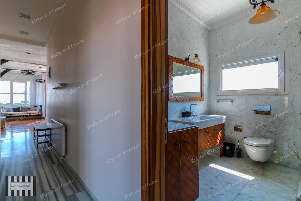 110sqm Furnished Flat with View for Rent in Cihangir