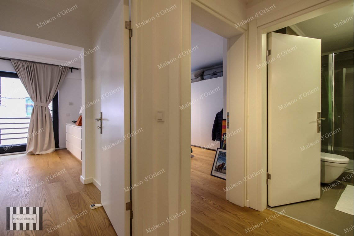 Flat for Rent with Balcony in New Building, Galata