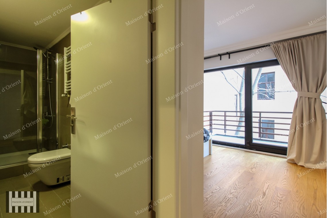 Flat for Rent with Balcony in New Building, Galata