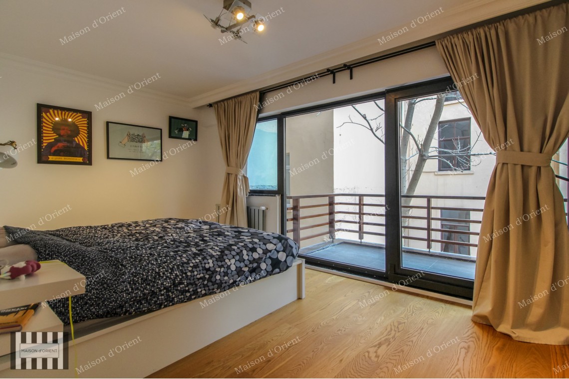 Flat for Rent with Balcony in New Building, Galata