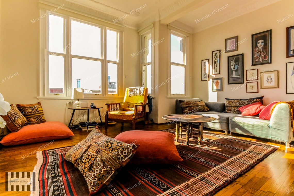 160sqm Flat with Galata Tower View for Sale