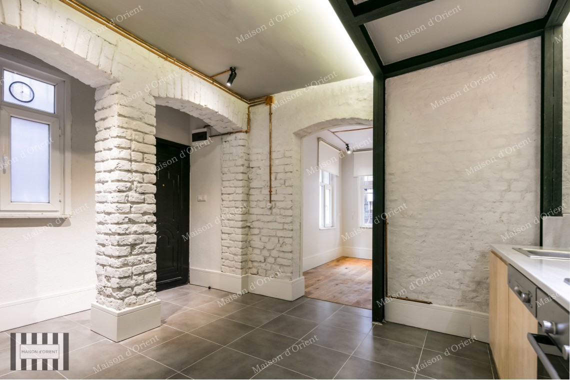 1+1 Flat for Rent in Greek Architecture Building in Firuzağa