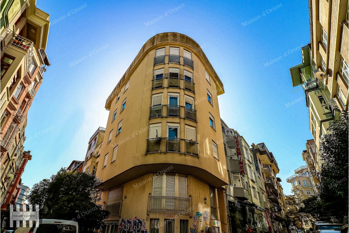 2+1 Flat for Sale in a Corner Location in Cihangir