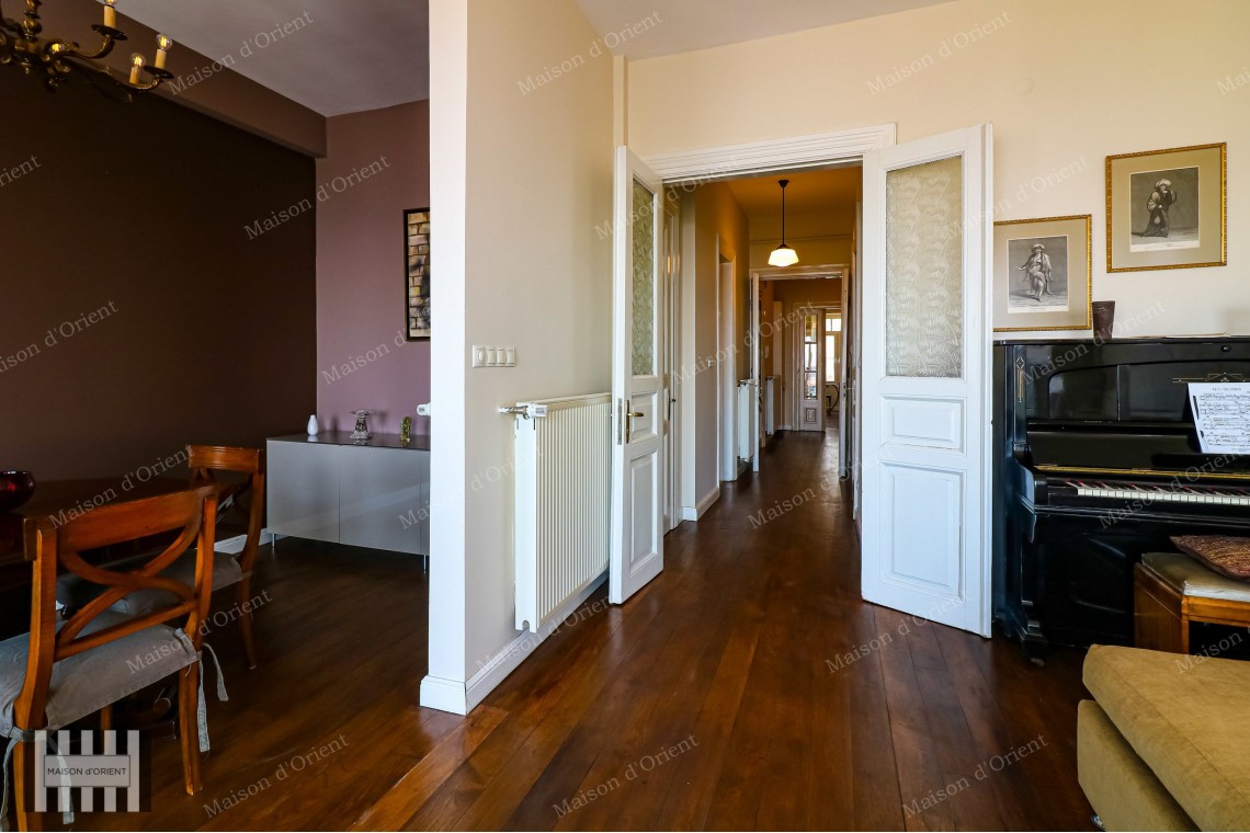 2+1 Furnished Apartment for Rent with Golden Horn View in Pera