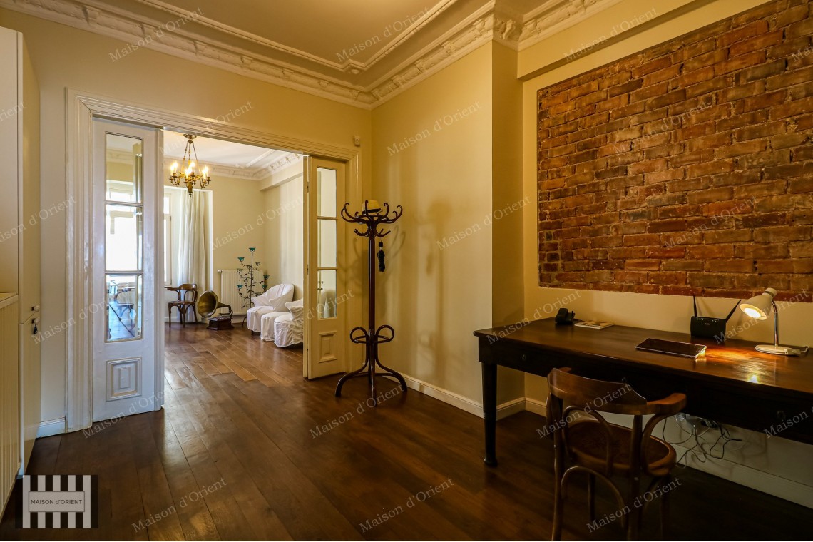 2+1 Furnished Apartment for Rent with Golden Horn View in Pera