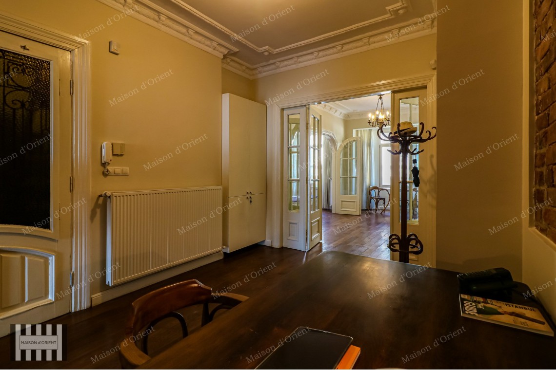 2+1 Furnished Apartment for Rent with Golden Horn View in Pera