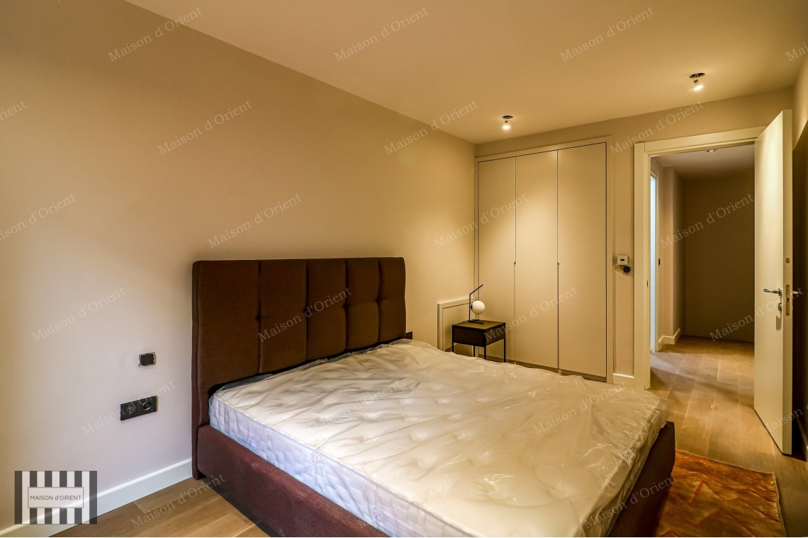 2+1 Furnished Garden Duplex for Rent in New Project, Galata