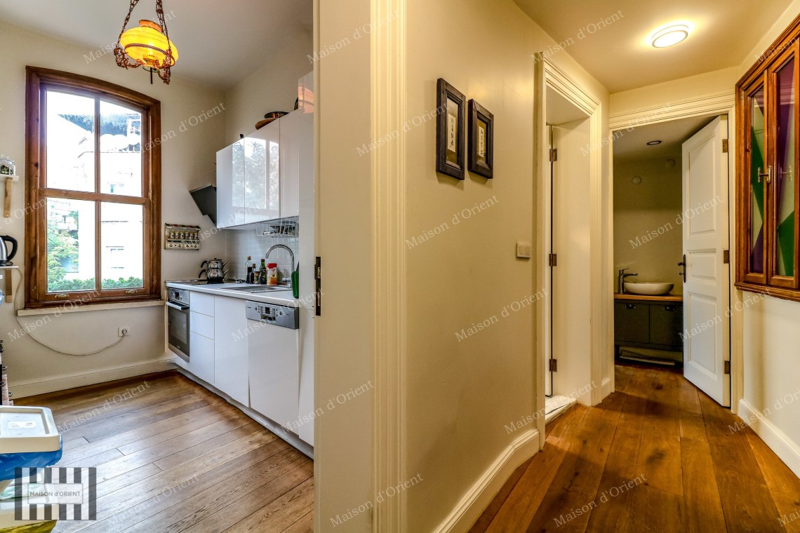2+1 Flat for Rent in Historical Building in Galata