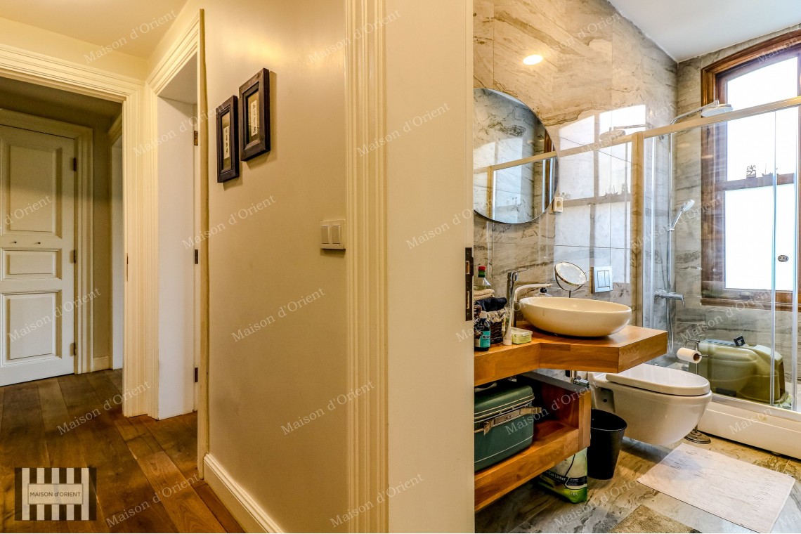 2+1 Flat for Rent in Historical Building in Galata