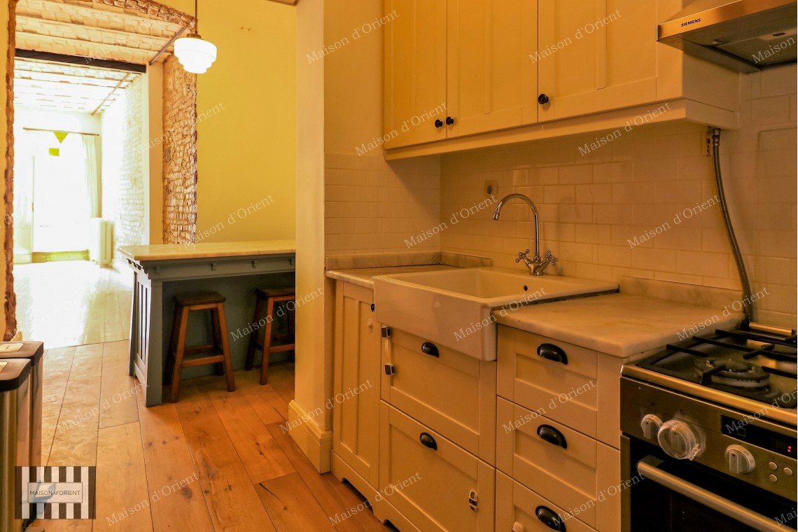  2+1 Flat with View in Historical Building in Galata