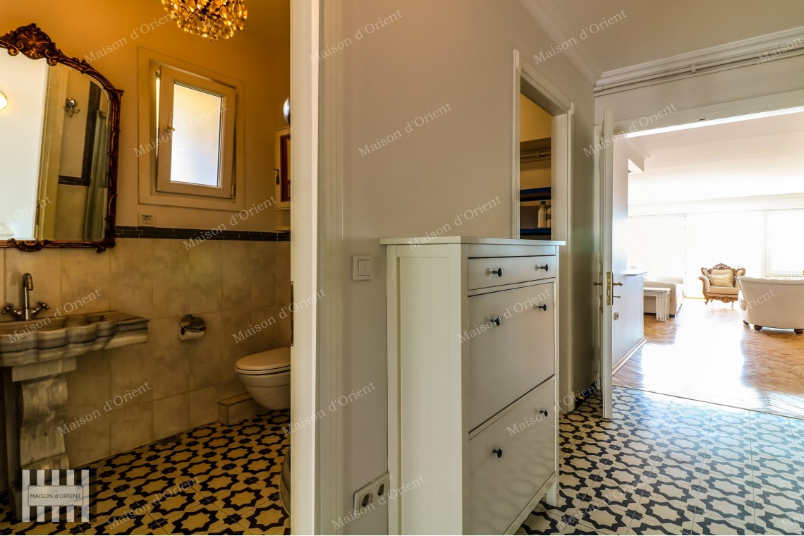 200sqm Furnished Flat with View for Rent in Cihangir