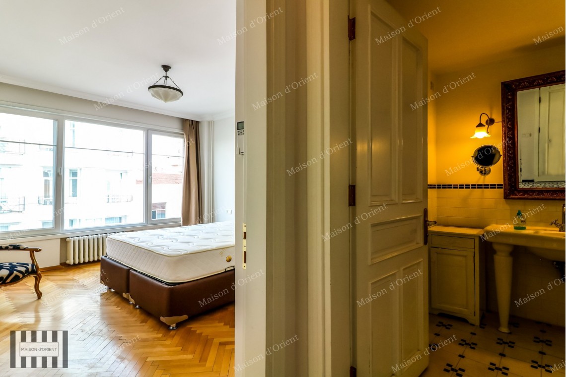 200sqm Furnished Flat with View for Rent in Cihangir