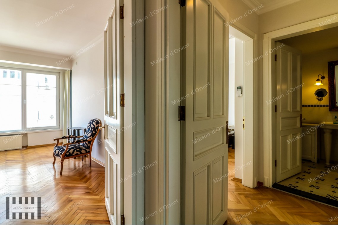 200sqm Furnished Flat with View for Rent in Cihangir