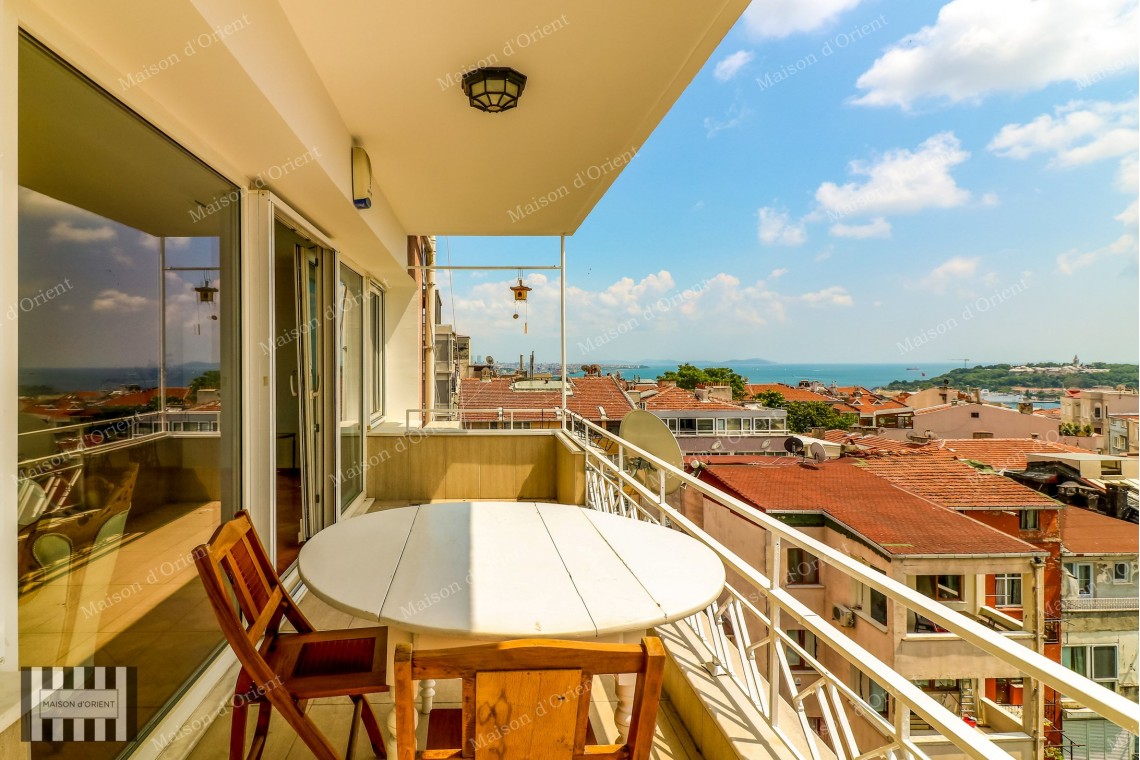 200sqm Furnished Flat with View for Rent in Cihangir