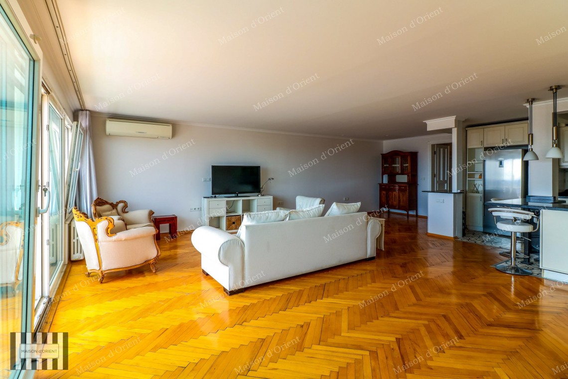 200sqm Furnished Flat with View for Rent in Cihangir