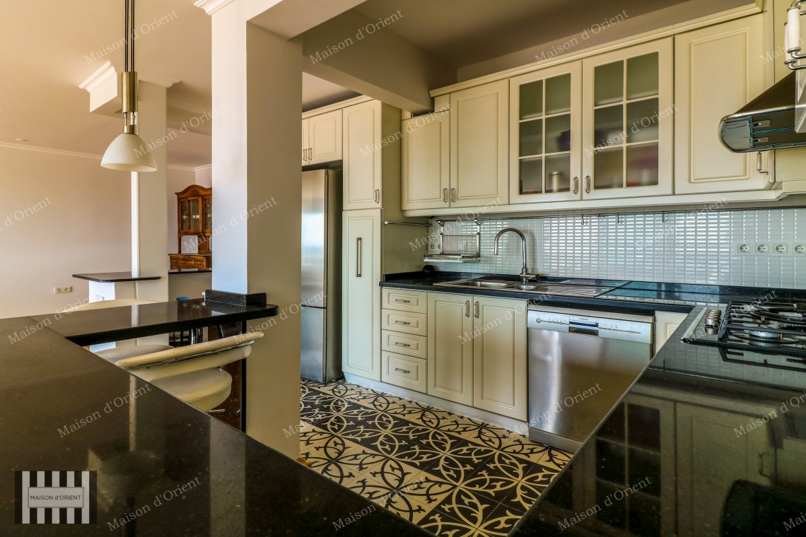 200sqm Furnished Flat with View for Rent in Cihangir