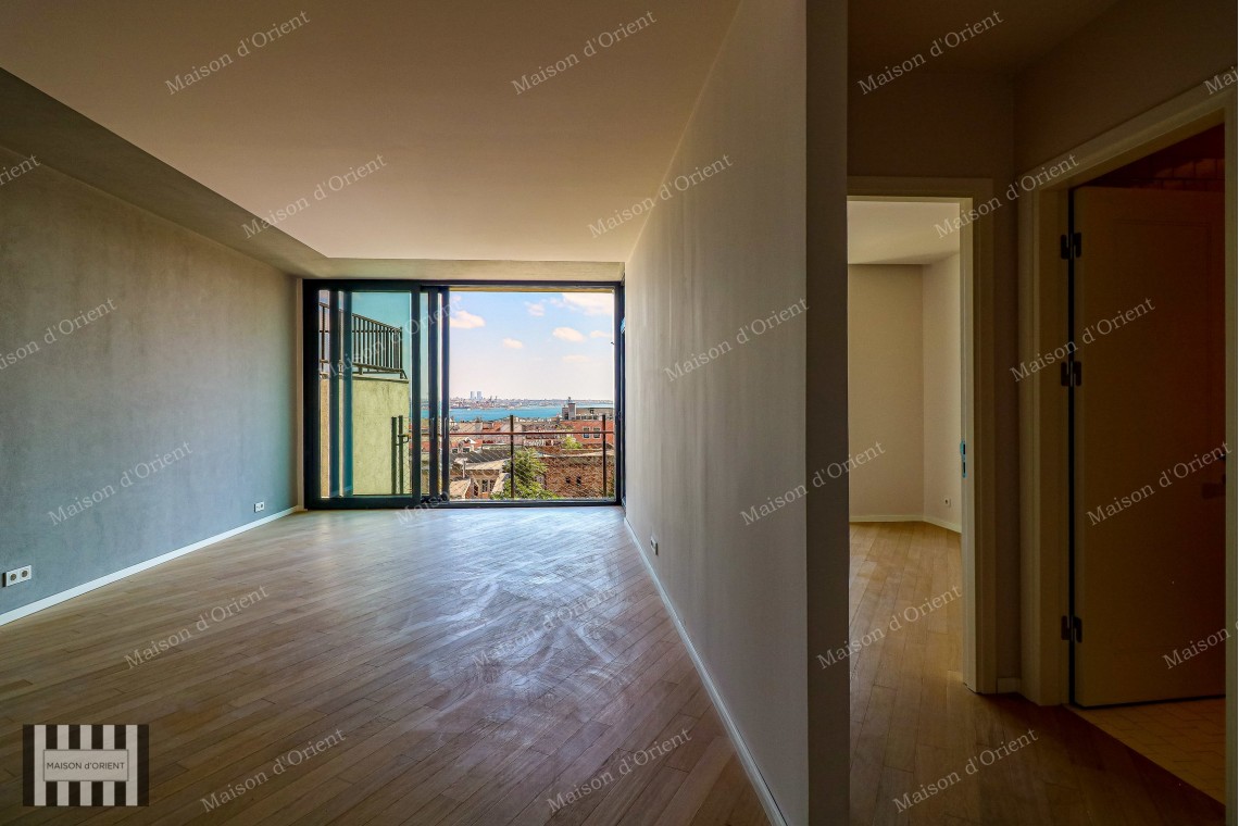 2+1 Flat for Sale in New Project with Balcony and View, Galata