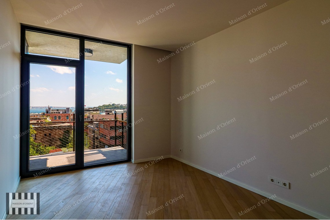 2+1 Flat for Sale in New Project with Balcony and View, Galata