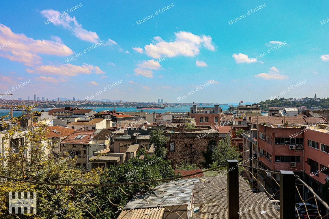 2+1 Flat for Sale in New Project with Balcony and View, Galata