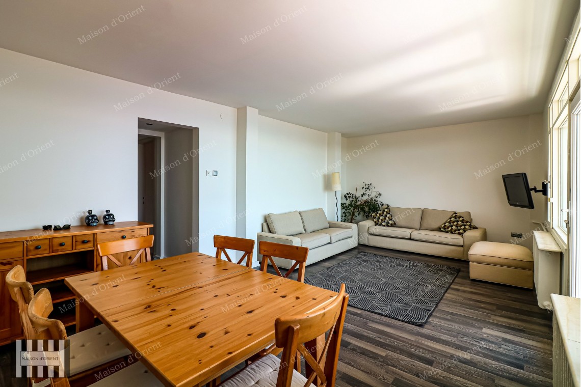 2+1 Flat for Rent with Terrace and Bosphorus View in Cihangir