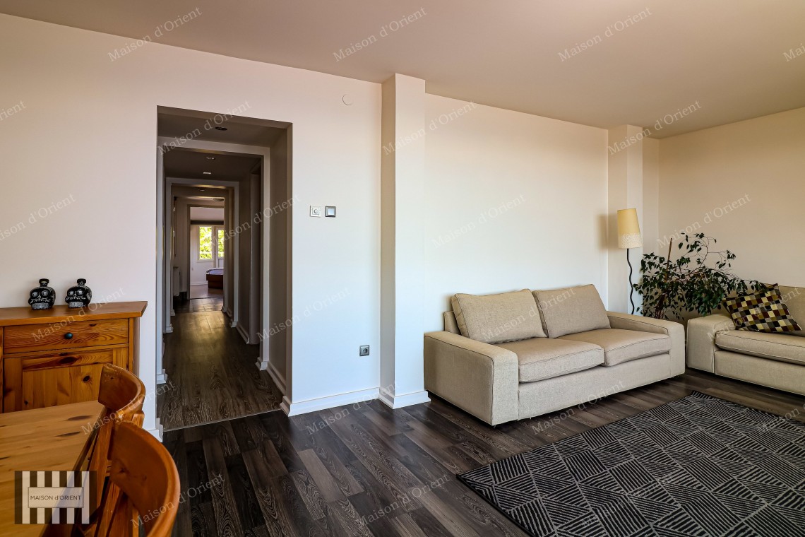 2+1 Flat for Rent with Terrace and Bosphorus View in Cihangir