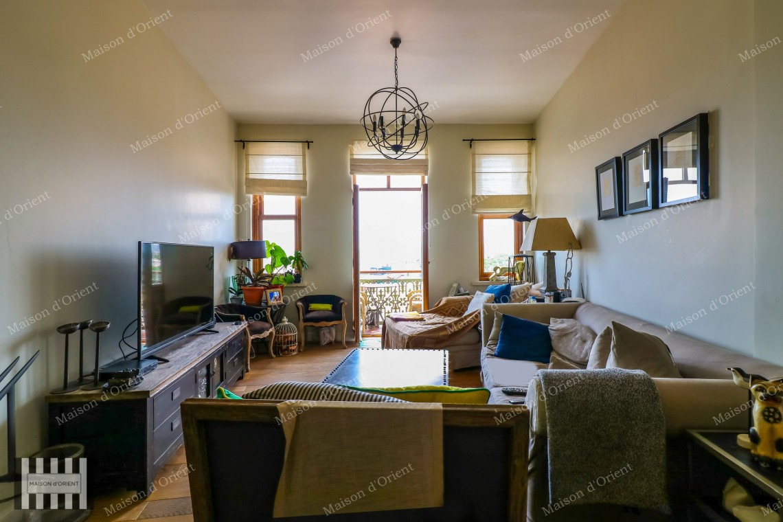 2+1 Rental Flat with Sarayburnu View in Galata