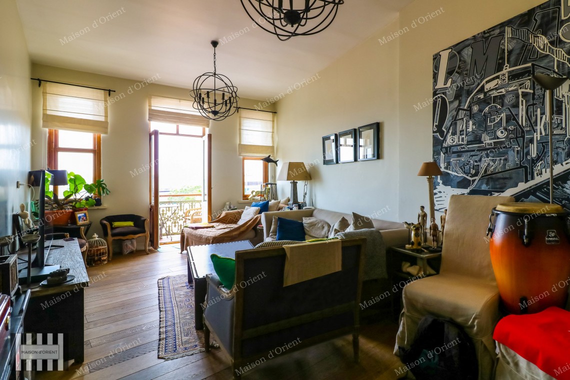 2+1 Rental Flat with Sarayburnu View in Galata